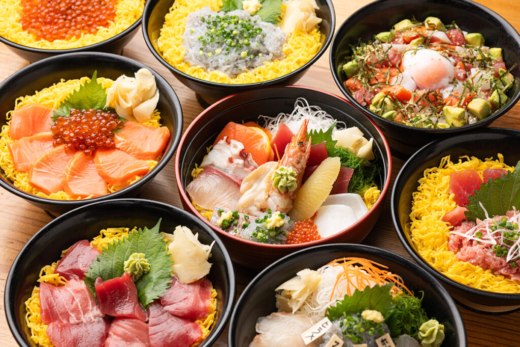 大洗の旬の食材を和定食・丼で贅沢に味わう